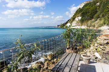 Obraz premium Sunny shore on the Black Sea