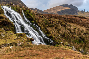 Obraz premium Scotland, Skye waterfalls