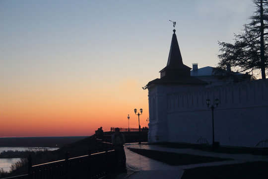 Tobolsk Kremlin At Sunset