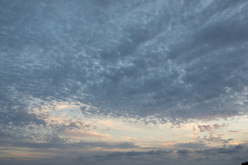 Dramatic cloud formations at sunset near Punta de Mita, near Bucerias Mexico