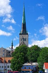 Obraz premium Nikolaikirche auf dem Domberg, Tallinn, Estland