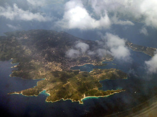 Kephanonia arial view, Greek Islands