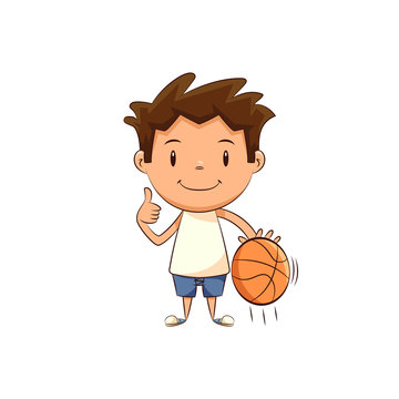 Child basketball player
