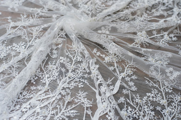 The texture of lace