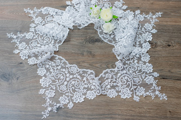 The texture of lace