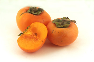 date plums isolated on white background