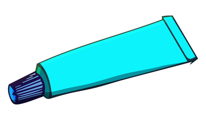 Tube. Sketch-Style Icon. Symbol. Sign. Stock Vector Illustration. Transparence. White Isolated.