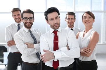 portrait of a successful business team