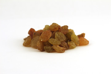 raisins isolated on white background