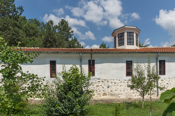 Fototapeta na wymiar Church of Saint George known as the Church of Reverend Stoyna at Zlatolist Village, Blagoevgrad region, Bulgaria