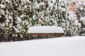 Swing in Winter