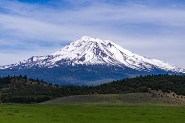 Naklejka premium Mt. Shasta Close