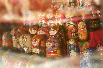 マトリョーシカの露店