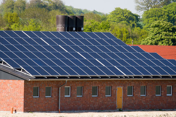 Schweinestall mit Photovoltaikanlage