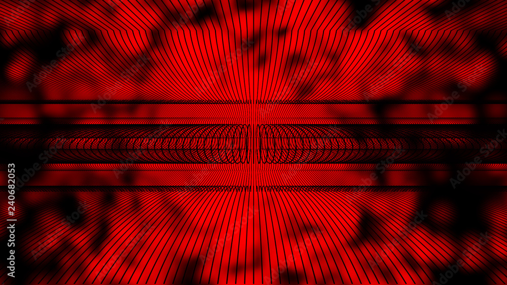 Poster abstract polygonal space. network connection structure. digital data visualization. big data digital
