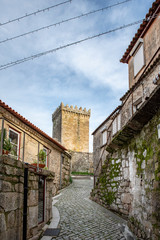 Fototapeta na wymiar historic center of the village Melgaco, Portugal