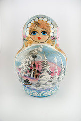 Wooden Russian Babushka Doll