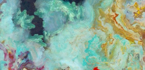 Impression color mix abstract texture art. Artistic bright background. Oil painting artwork. Modern style graphic wallpaper. Large strokes of paint. Colorful pattern for design work or wallpaper.