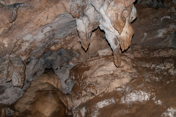 rock in the cave