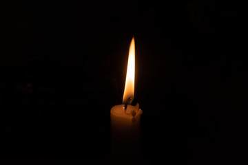 candle in the dark