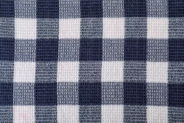 Tuinposter Texture of textile table napkin, closeup view © New Africa