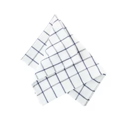 Foto op Plexiglas Fabric napkin for table setting on white background © New Africa