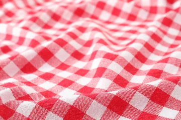 Deurstickers Texture of textile table napkin, closeup view © New Africa