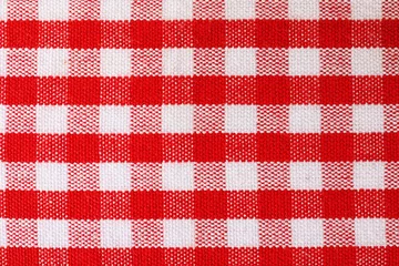 Deurstickers Textuur van textiel servet, close-up weergave © New Africa