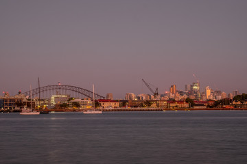 Sydney city at first light