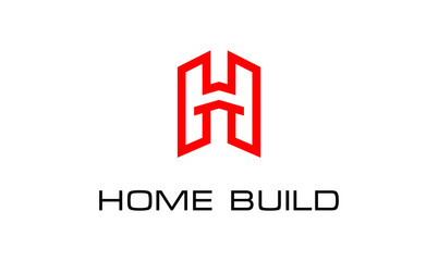 This is initial H logo concept, it can be used as home build properties agency logo