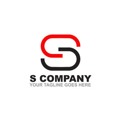 S letter logo design vector template