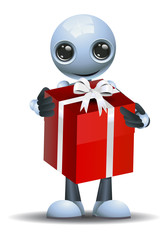 little robot got a big gift