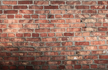 Obraz premium Wall with old brickwork