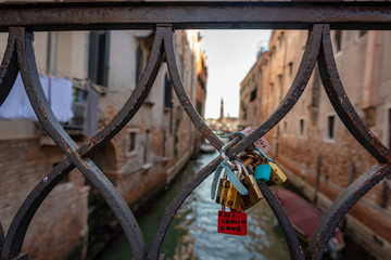 Venice Canal with Locks