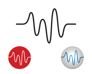 Heartbeat circle logo