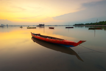 Sunset Moment at batam island indonesia