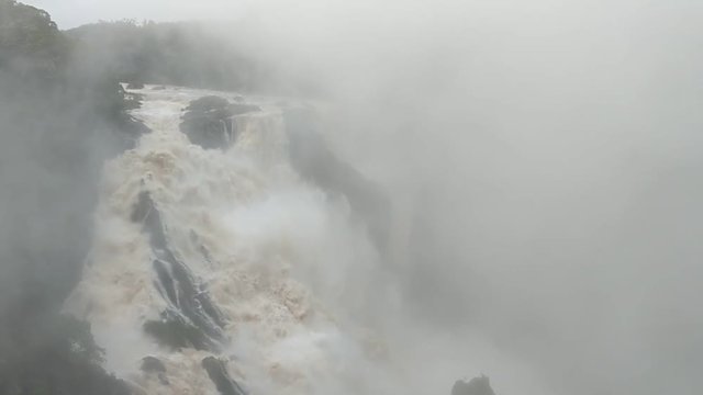 Barron Falls in full glory during a week of rain in Far North Queensland Australia