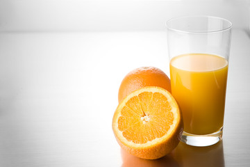 Oranges and juice 