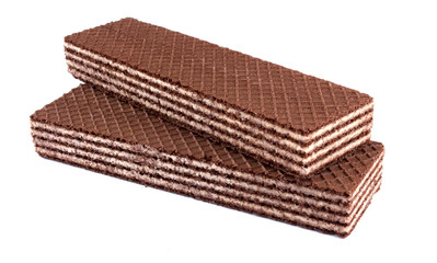 Wafers stick isolated on white background