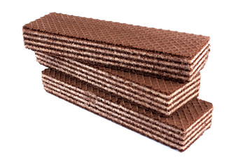 Wafers stick isolated on white background