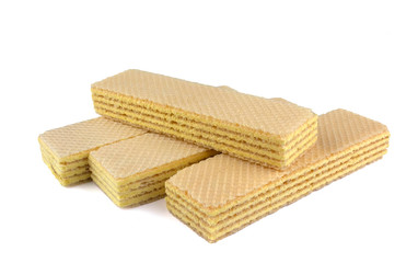 Wafers stick isolated on white background