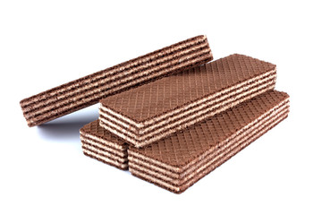 Wafers stick isolated on white background