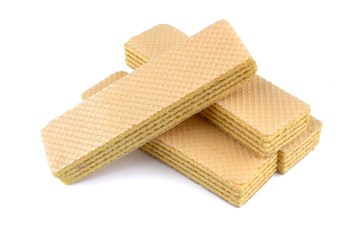 Wafers stick isolated on white background