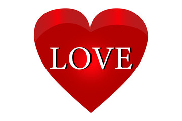 red heart background