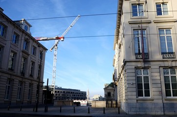 Fototapeta na wymiar Rue Royale (Bruxelles-Belgique) 