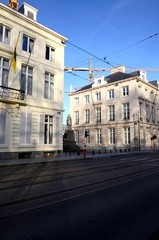 Fototapeta na wymiar Rue Royale (Bruxelles-Belgique) 