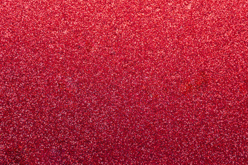 Fototapeta premium Abstract red glitter background for elegant celebration backdrop design, Shiny textured background.