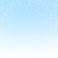 Beautiful glowing snow Christmas background. Subtl