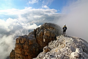 Gipfel Fanesspitze Dolomiten