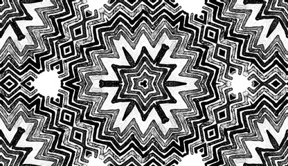 Dark black and white Geometric Watercolor. Dazzlin